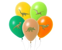 Balloons Dinosaurs, 12" / 5 pcs.